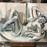 reclining nude